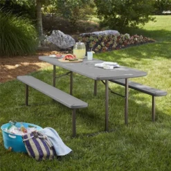 6' Intellifit Folding Blow Mold Rectangle Picnic Table - Room & Joy 16 6' Intellifit Folding Blow Mold Rectangle Picnic Table - Room & Joy -Room & Joy GUEST f89ef08c 0537 4577 a424 8a401735caf6