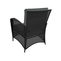 2pk Steel Woven Wicker Lounge Chairs With Cushions - Black/Gray - Room & Joy -Room & Joy GUEST fb64c7b8 4d67 4ce7 9a4a 743bd4111252