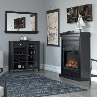 Cardensa Bar Cabinet Black - Room & Joy 10 Cardensa Bar Cabinet Black - Room & Joy - Image 8