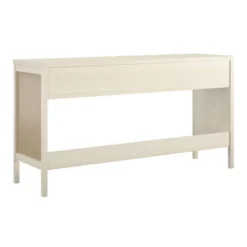 Latta Console Table With Faux Rattan Ivory Oak - Room & Joy -Room & Joy GUEST fcd228fd acca 4b6c b2fc e82f527a6e99