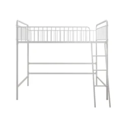 Twin Kaila Metal Loft Bed White - Room & Joy -Room & Joy GUEST fde00c32 8526 4bd1 9e7b e825c3f53c02
