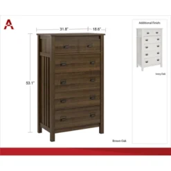 Melody 5 Drawer Dresser Ivory - Room & Joy -Room & Joy GUEST fe7e5308 a7f4 4fd4 82b7 912eda9ca471